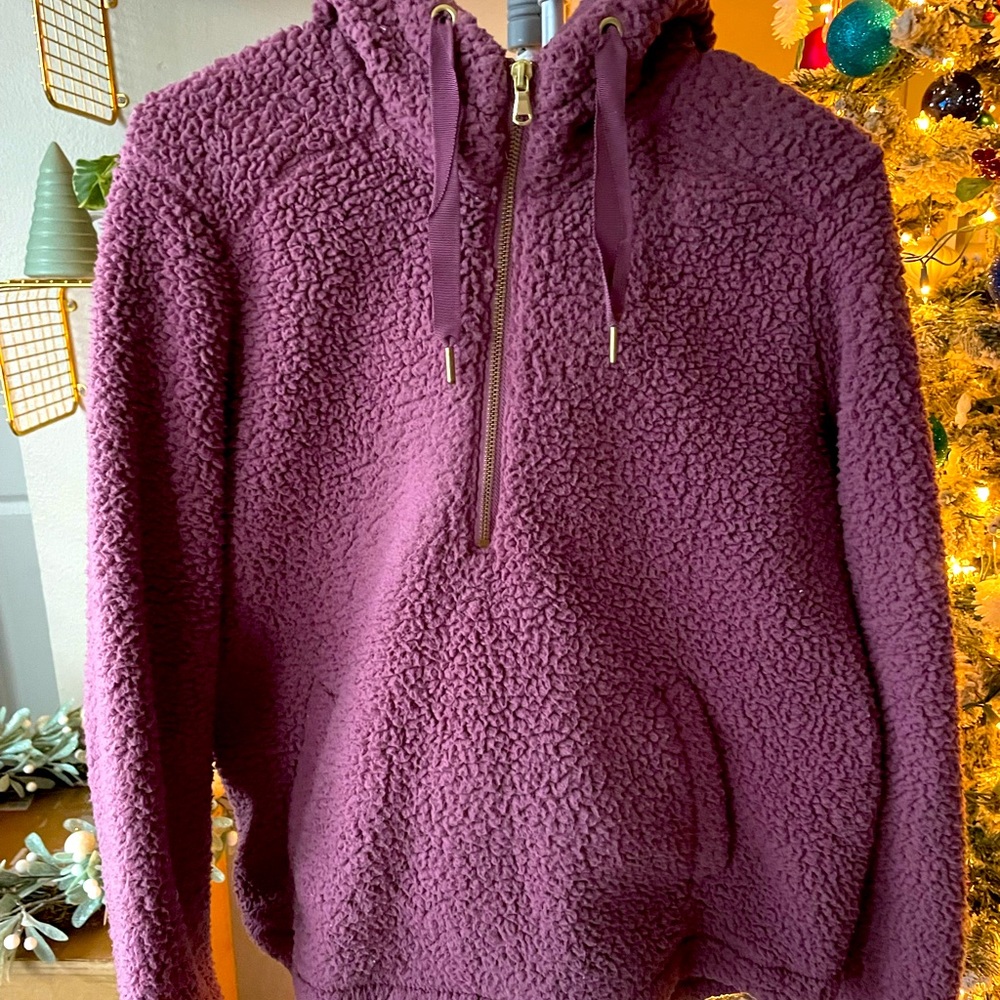 Old Navy teddy bear 1/4 zip